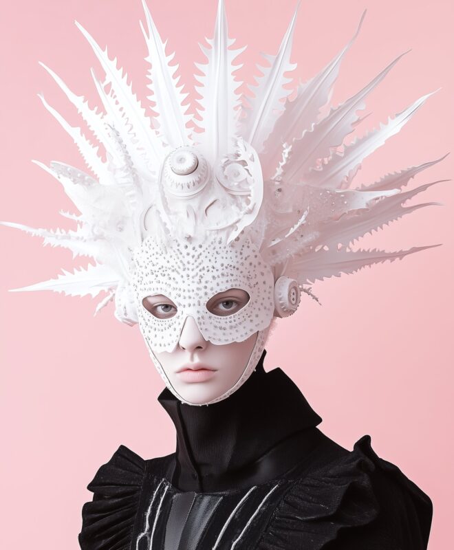 Avant-Garde Headpiece and Mask